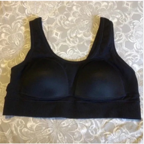 Torrid Curve Rib Scoop Bralette Size 3 Black - Picture 5 of 7